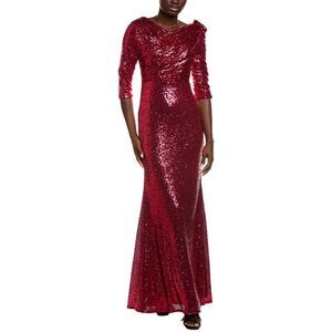 Rene Ruiz Womens  Fit And Flare Gown, Red